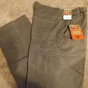 wrangler outdoor men's reinforced utility pant